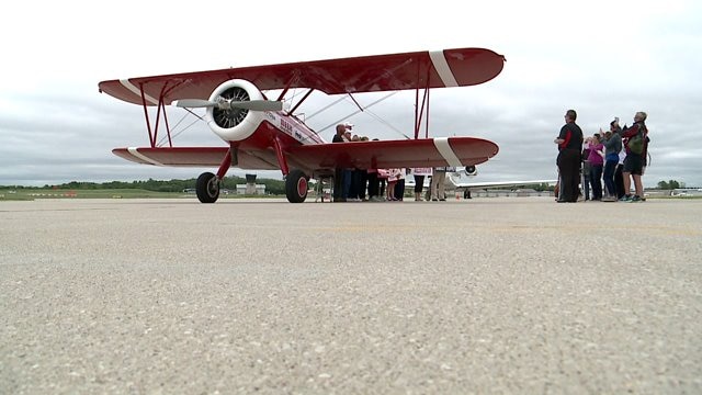 "It was wonderful:" More than a dozen veterans take flight in WWII-era biplane