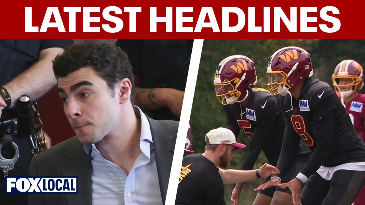 Luigi Mangione pleads guilty in federal court; Commanders ready for 1st preseason game | TOP STORIES