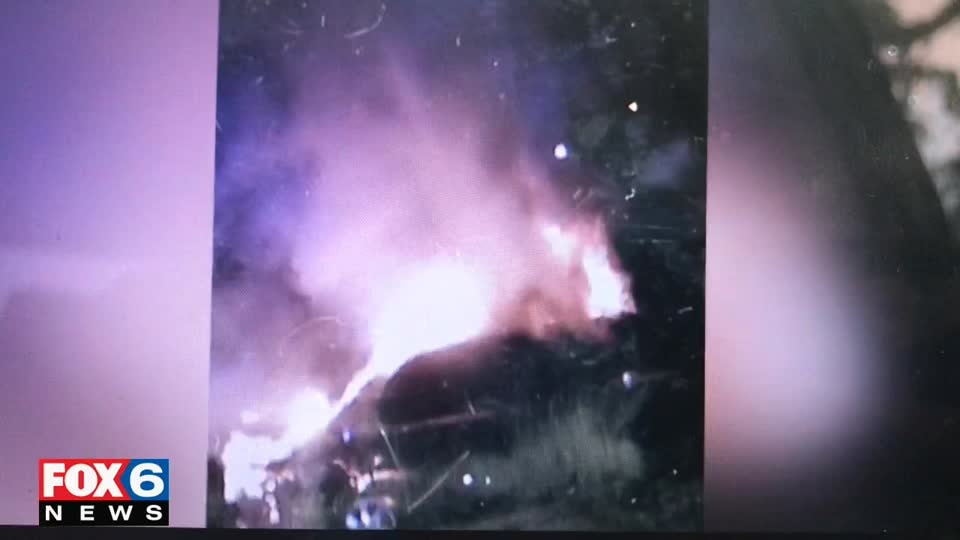 Fiery crash