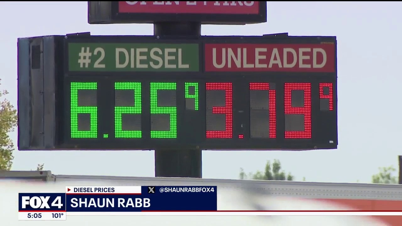 Diesel fuel prices skyrocket across North Texas