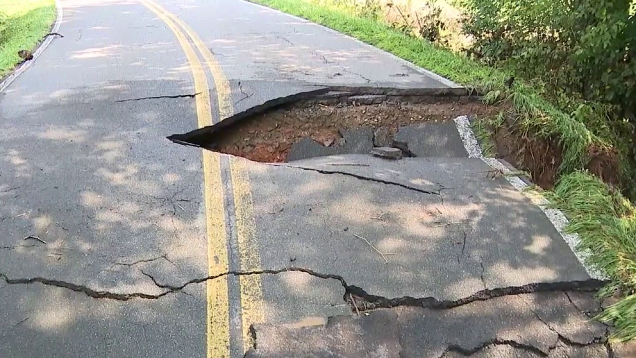 Flash flooding and storm damage sweep North Georgia