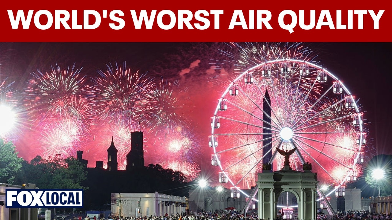 DC records world's worst air quality after July 4th fireworks