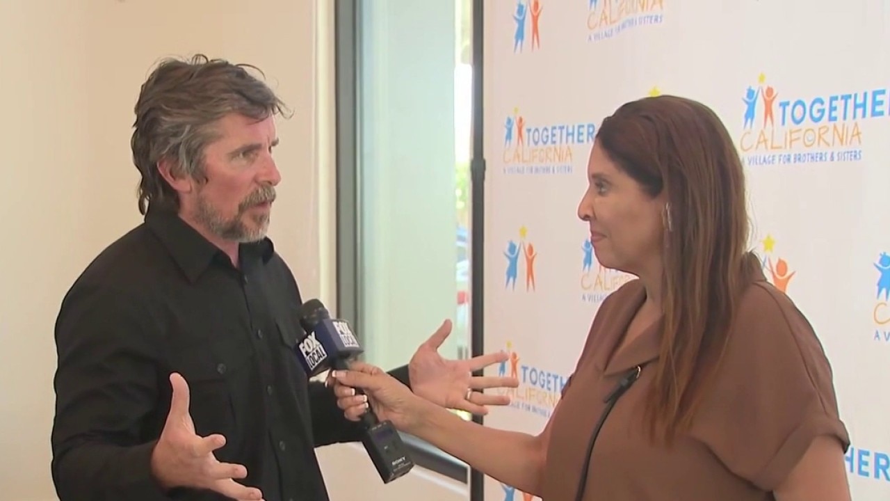 Christian Bale opens first-of-its-kind sibling foster village in LA County