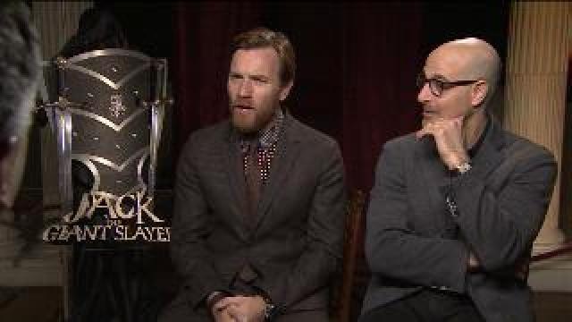 Gino talks with cast of Jack the Giant Slayer
