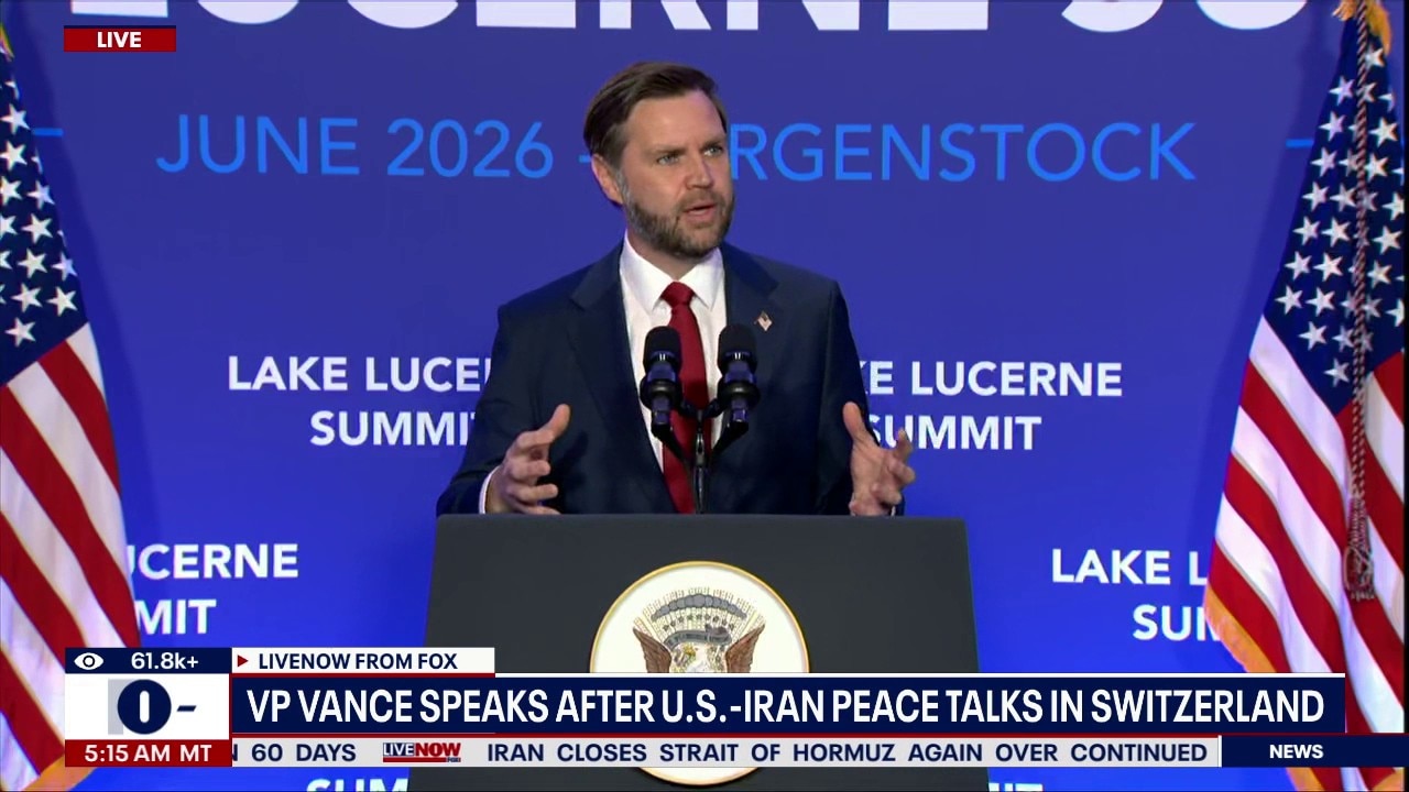 VP Vance speaks after US-Iran peace talks