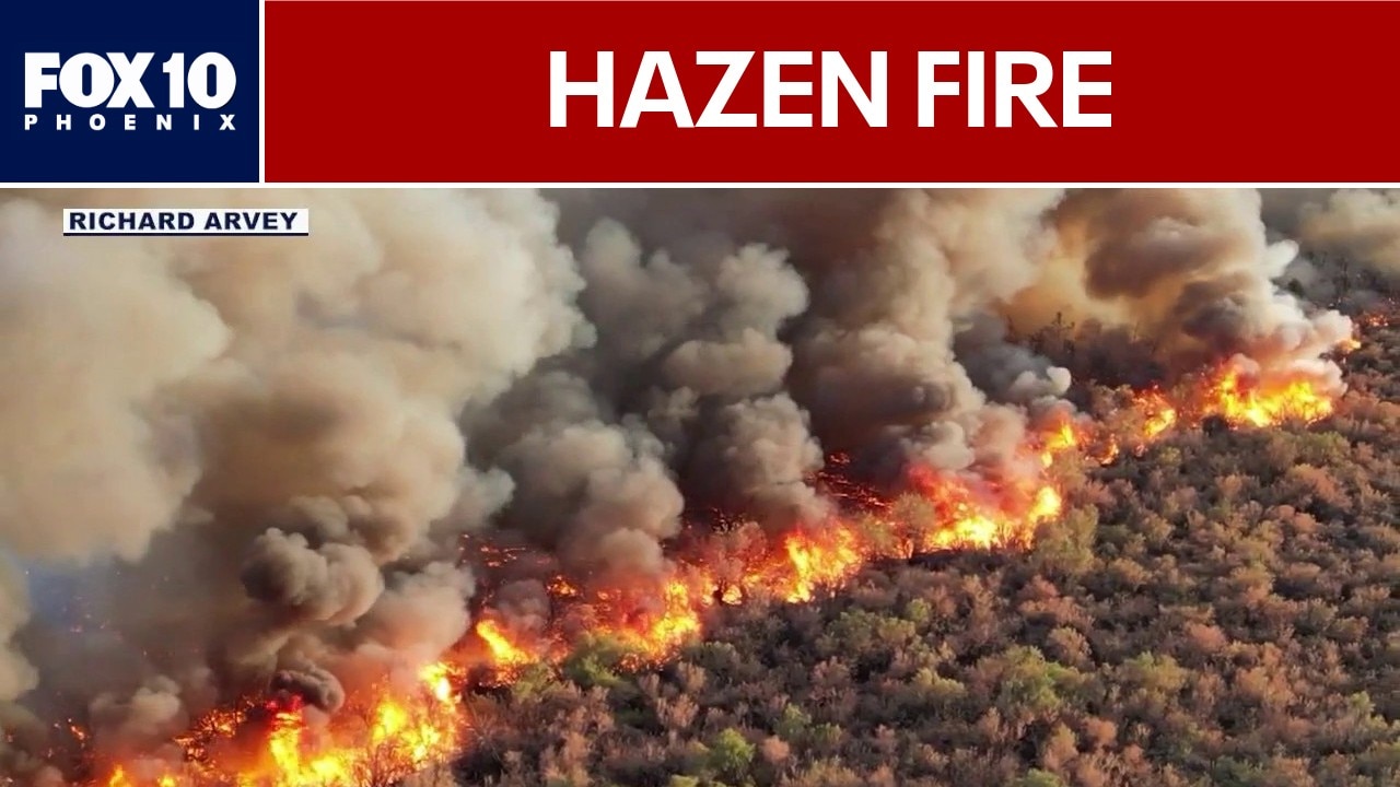 Hazen Fire latest: Nearly 1,000 acres burned near Buckeye