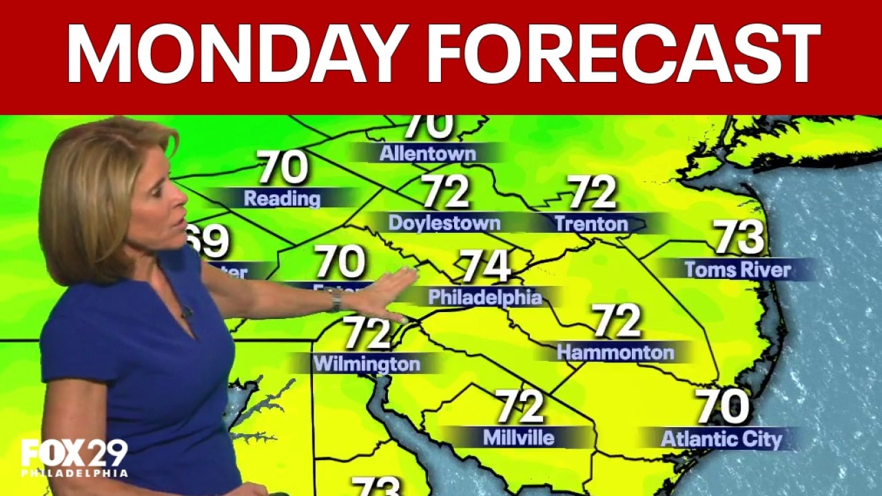 Philadelphia weather: Monday evening forecast