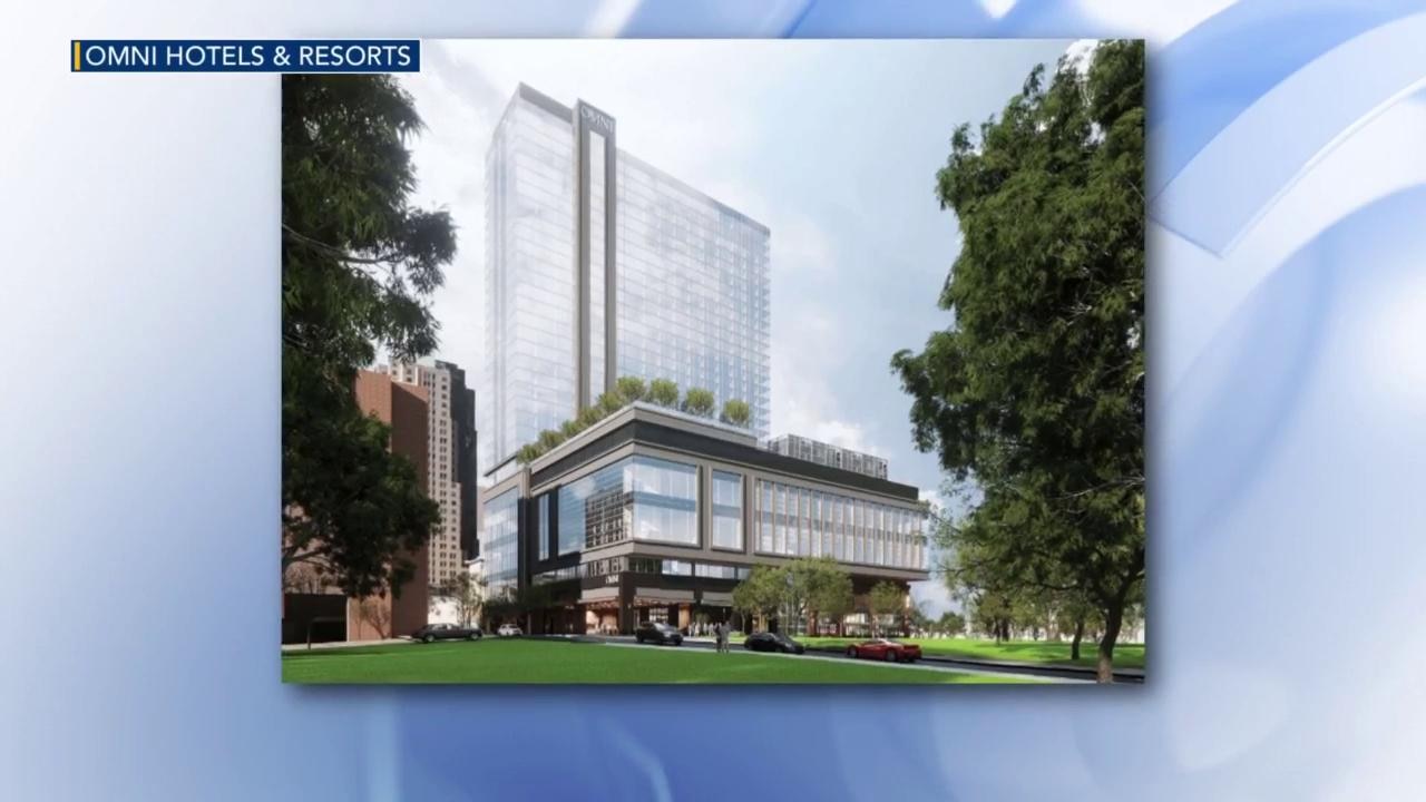 New downtown Omni Raleigh hotel, green space unveiled