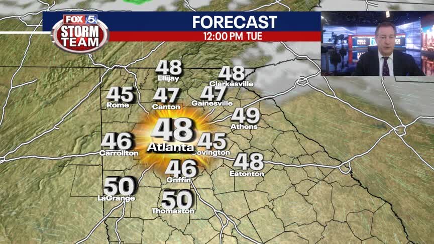 Monday Evening Weather Update