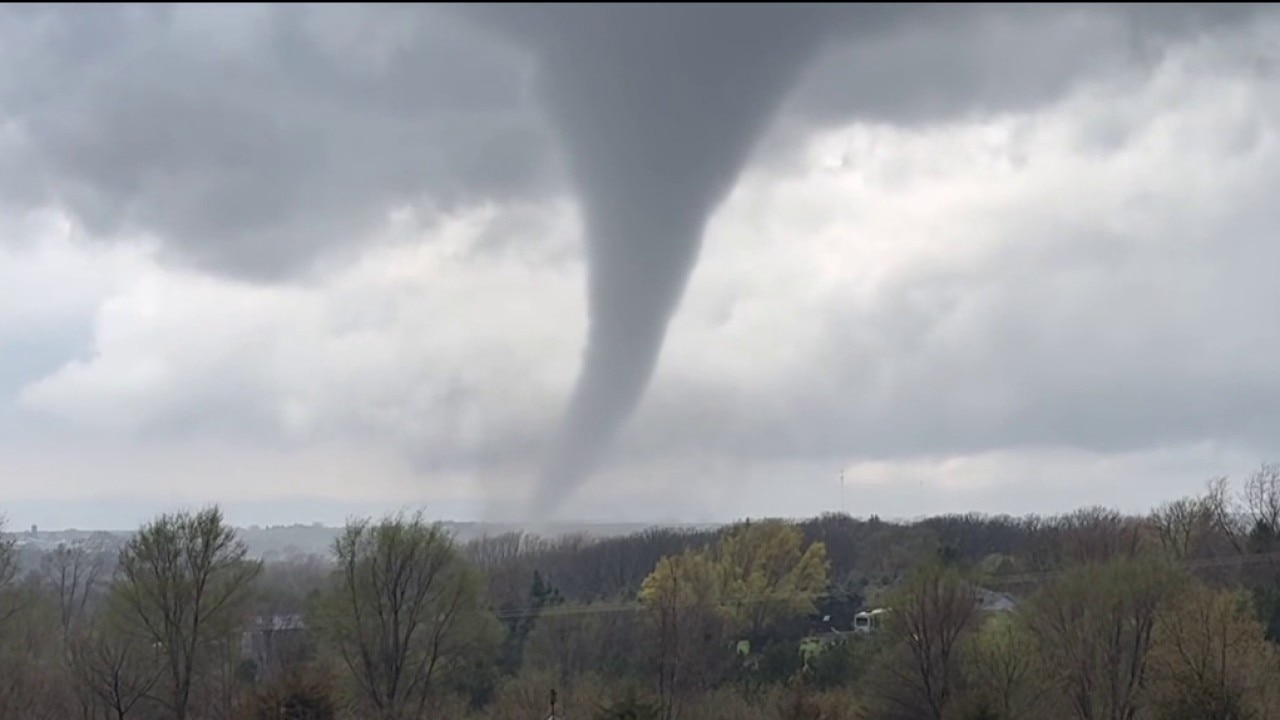 Tornado spotted during severe storms in MN