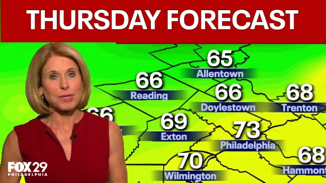 Philadelphia weather: Thursday evening forecast