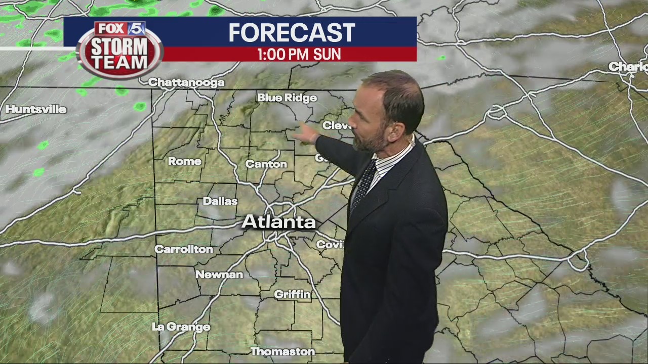 Sunday morning forecast