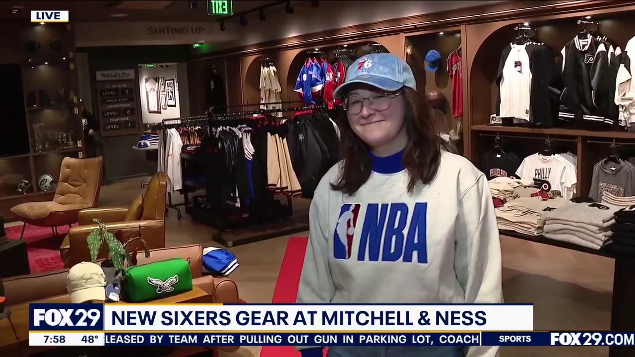 New Sixers Gear At Mitchell & Ness