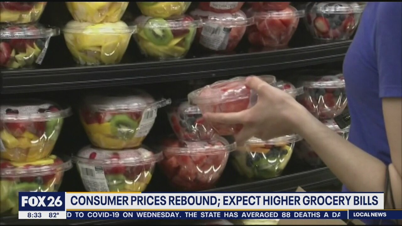 Consumer prices rebound