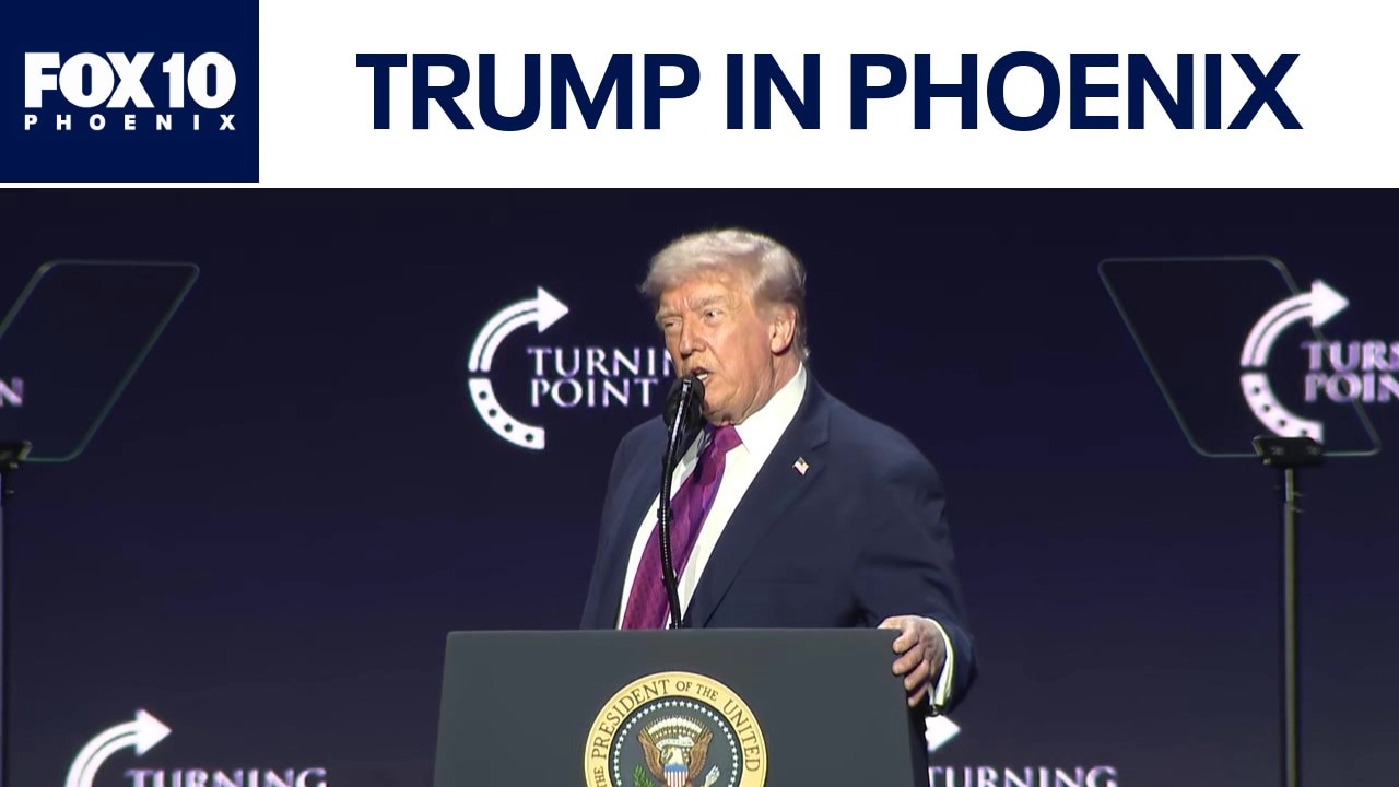 President Trump visits Phoenix for TPUSA event