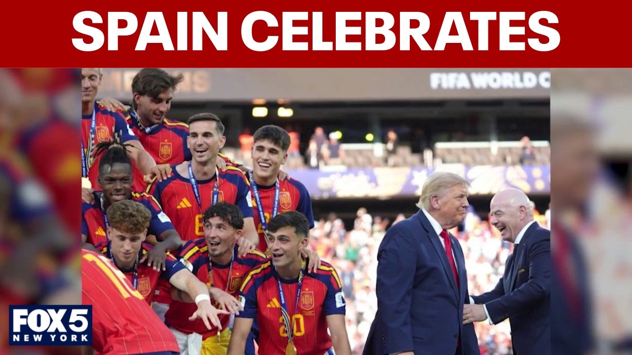 Spain posts World Cup celebration picture without Trump