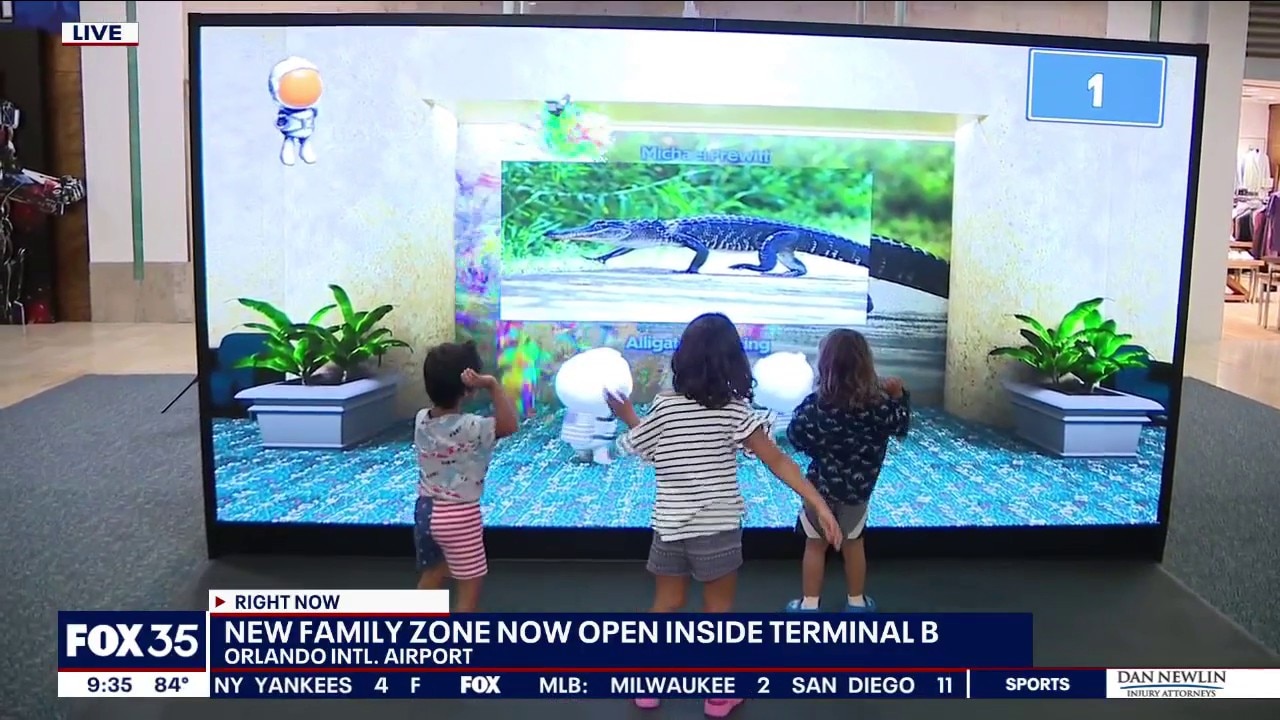 Family zone opens at Orlando International Airport