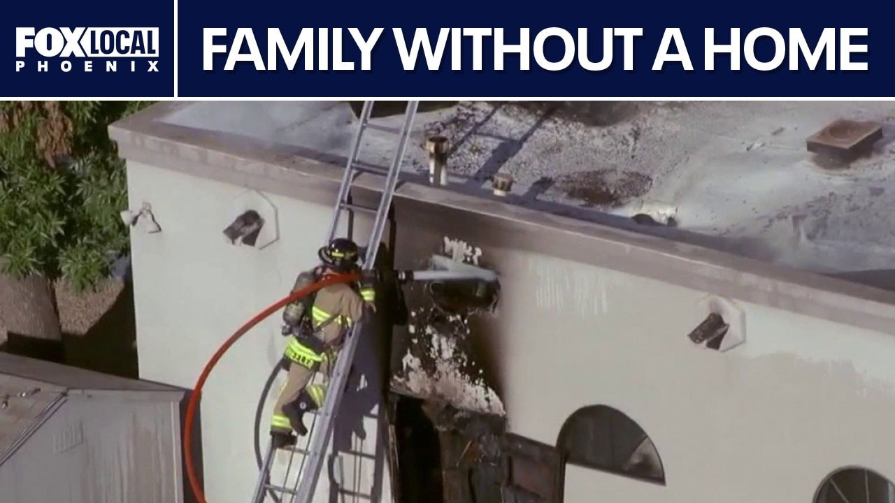 Paradise Valley house fire displaces family