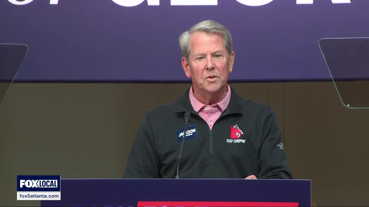 Gov. Kemp rallies with Rick Jackson in metro Atlanta