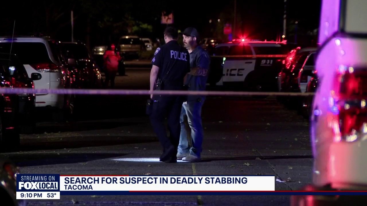 Police search for suspect in deadly Tacoma stabbing