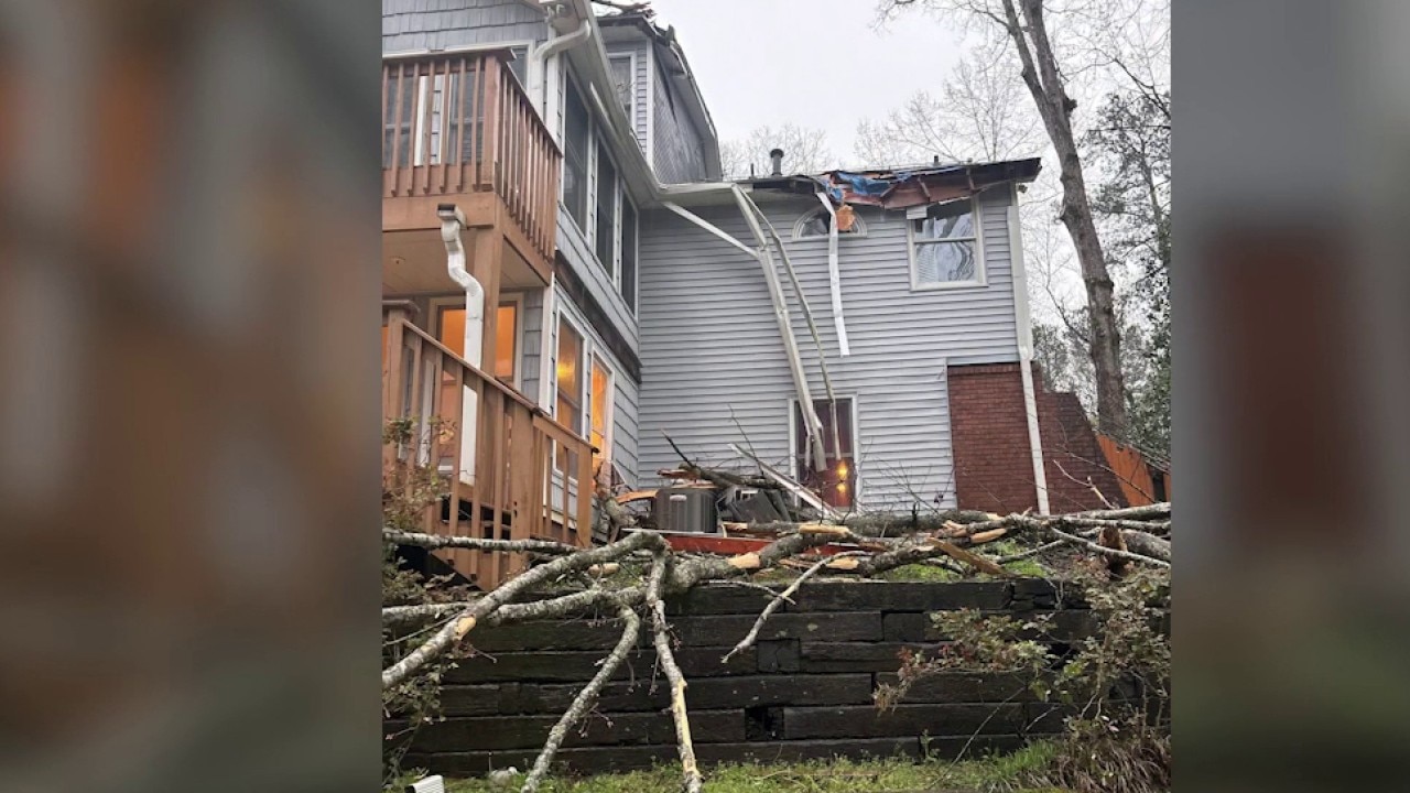 Storm damage reports in metro Atlanta