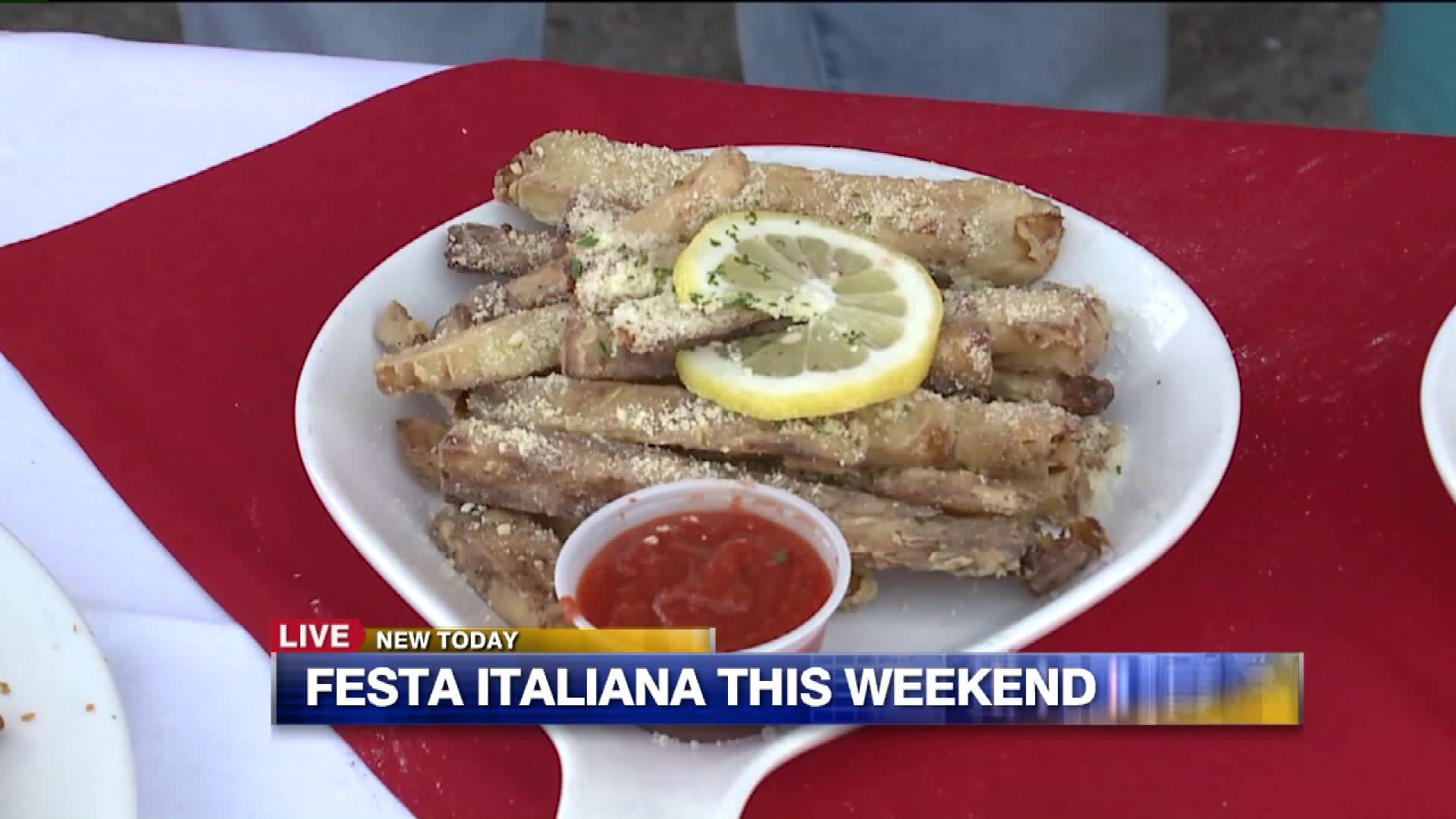 Enjoy food from Papa Luigi`s at Festa Italiana