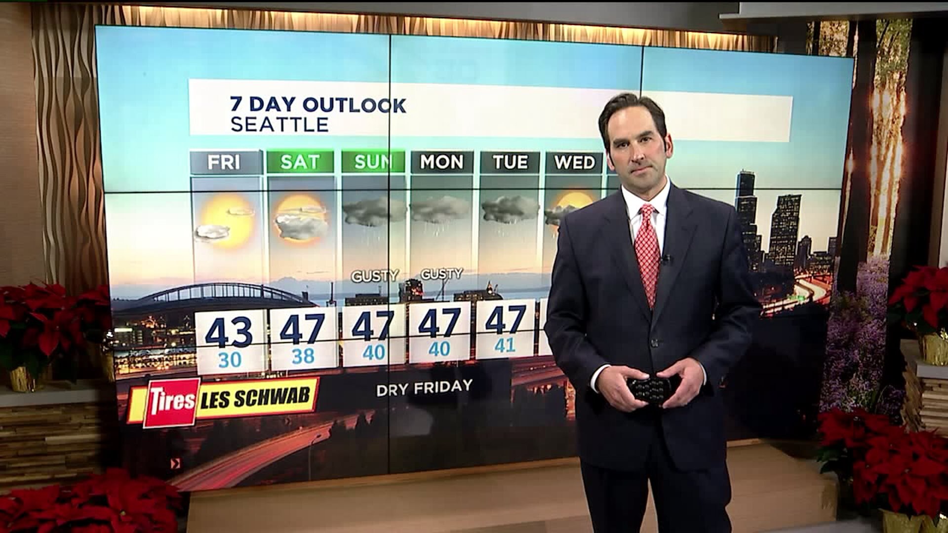 Q13 News evening weather forecast