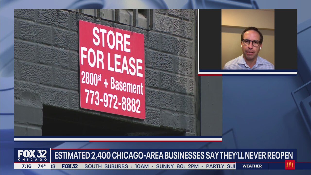 Estimated 2,400 Chicago-area businesses say they'll never reopen due to pandemic
