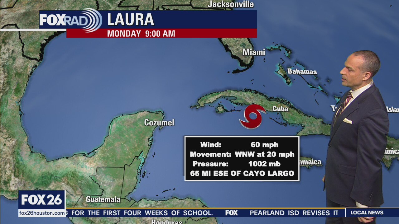 Tracking Tropical Storm Laura, Tropical Storm Marco