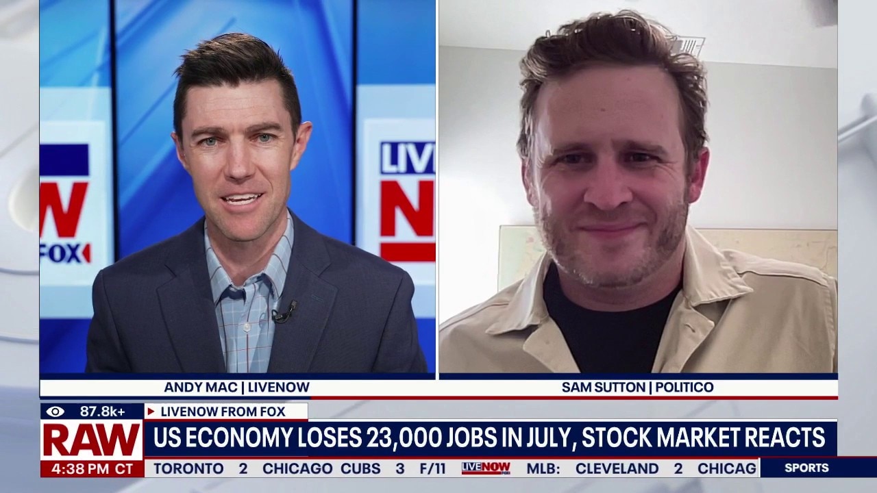 Stock market reacts to July jobs report
