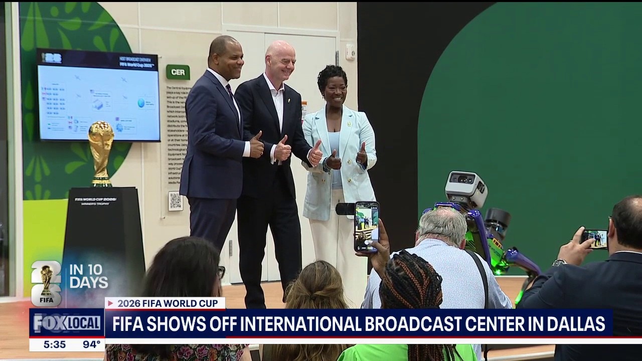 FIFA shows off international broadcast center in Dallas