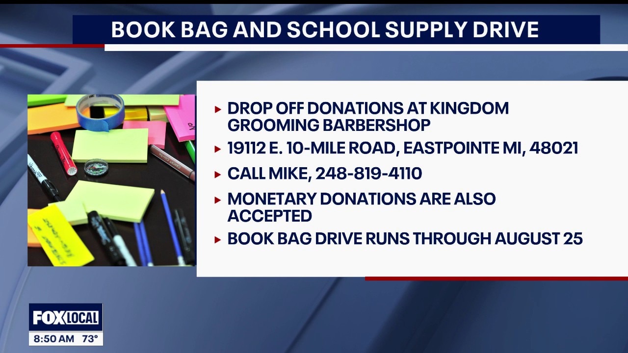 Kingdom Grooming hosting Back-To-School Book Drive.