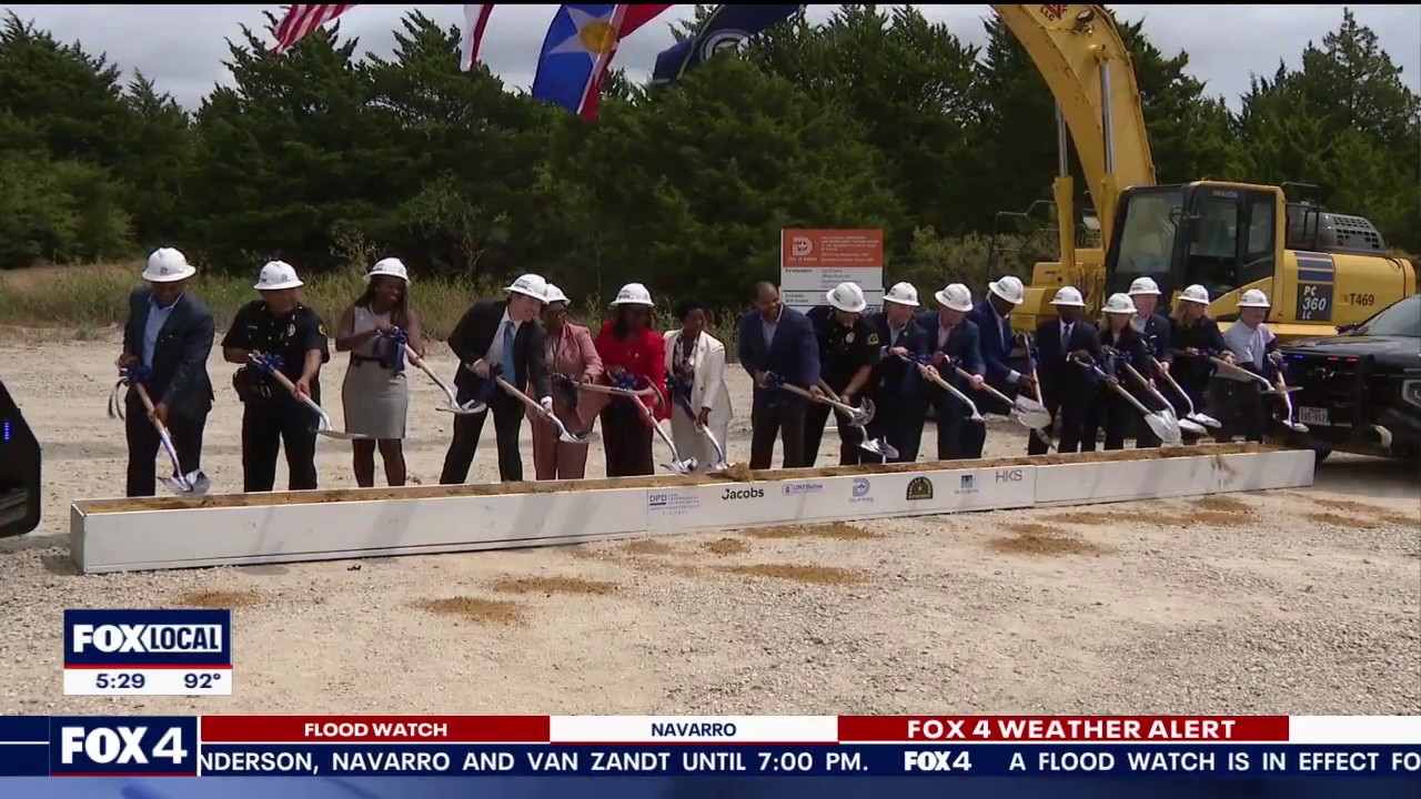 Dallas Police break ground on new training center