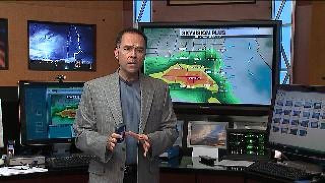 Web weathercast w/Vince Condella