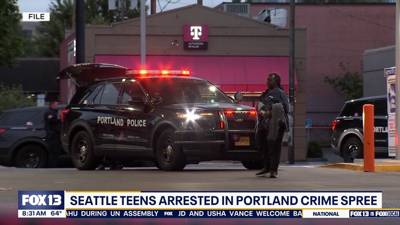 4 Seattle teens arrested in Portland crime spree