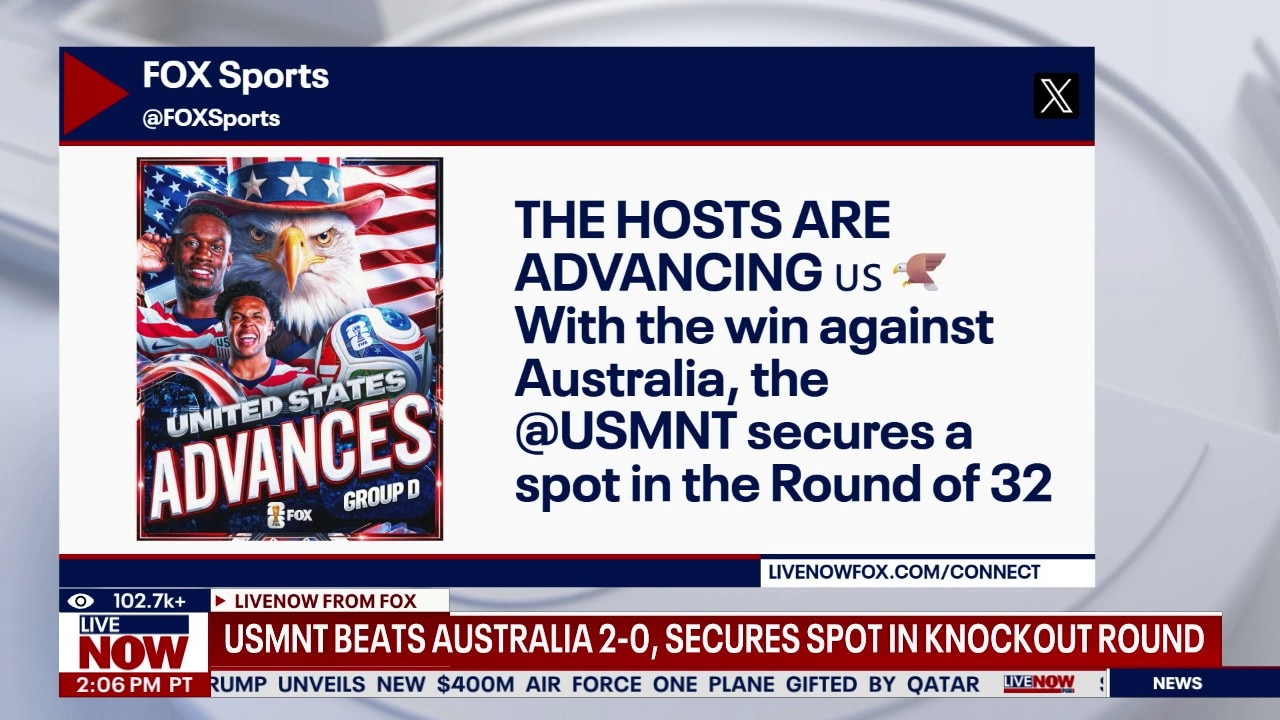 USMNT beats Australia, secures spot in knockout round
