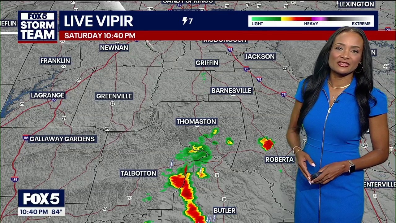 Saturday night weather forecast