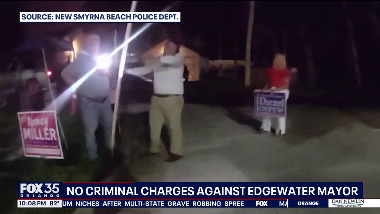 No criminal charges to be brought against Edgewater mayor in alleged battery case