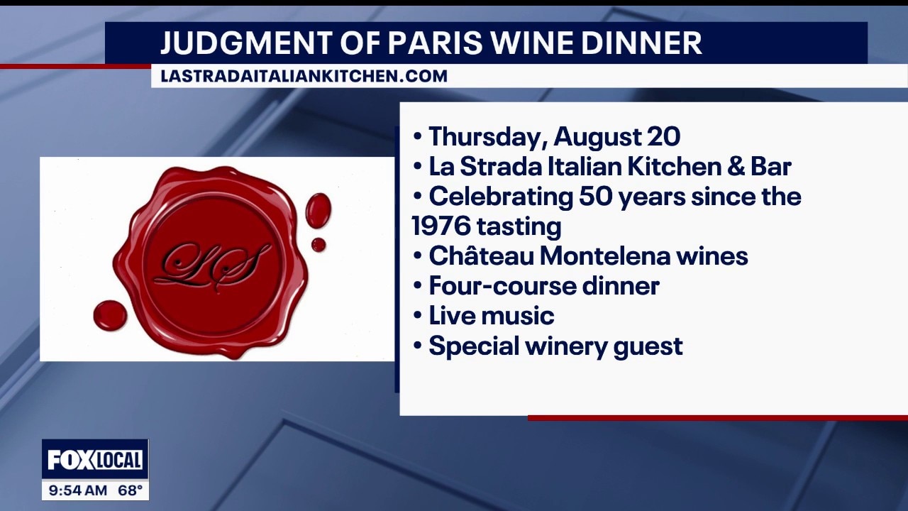 La Strada Italian Kitchen: Judgment of Paris Wine Dinner