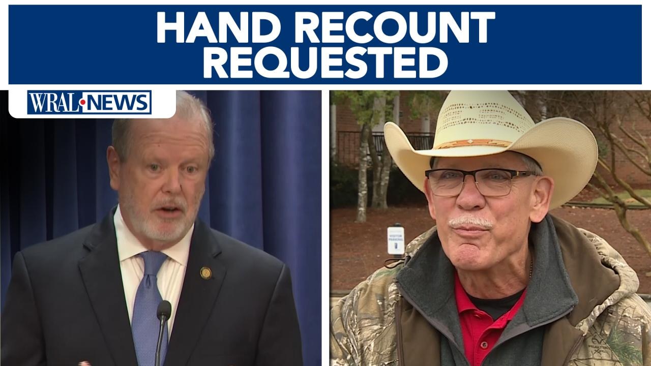 NC senate leader requests hand recount in primary election