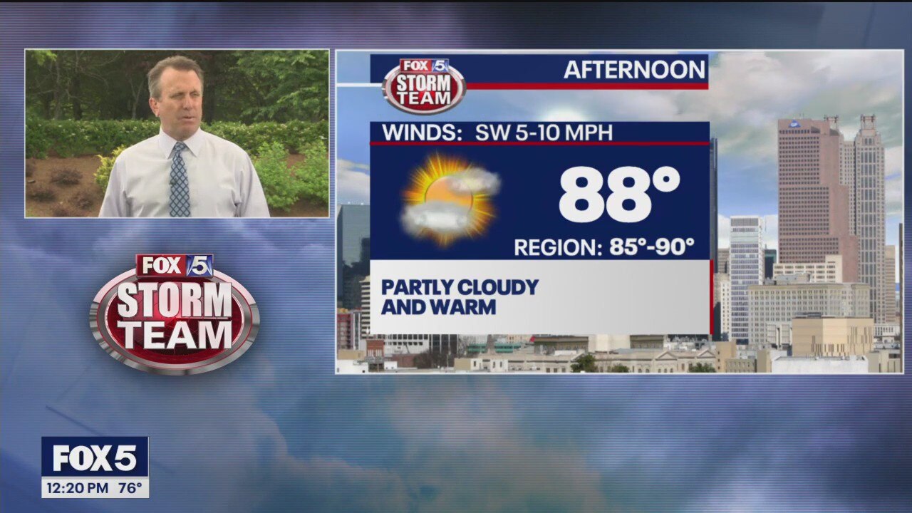 Wednesday midday forecast
