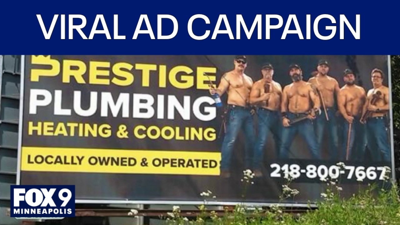 Shirtless plumbers' marketing campaign goes viral