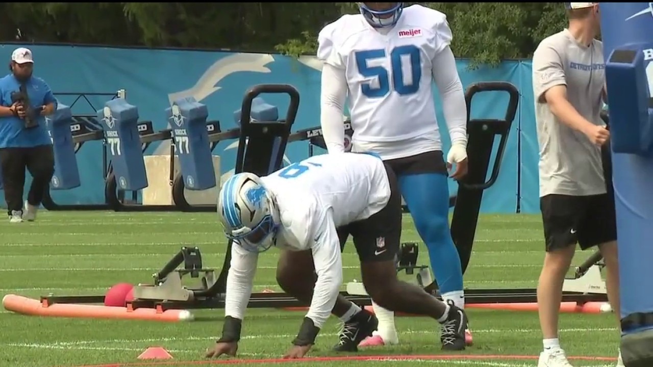 Lions defensive line competition heats up during training camp