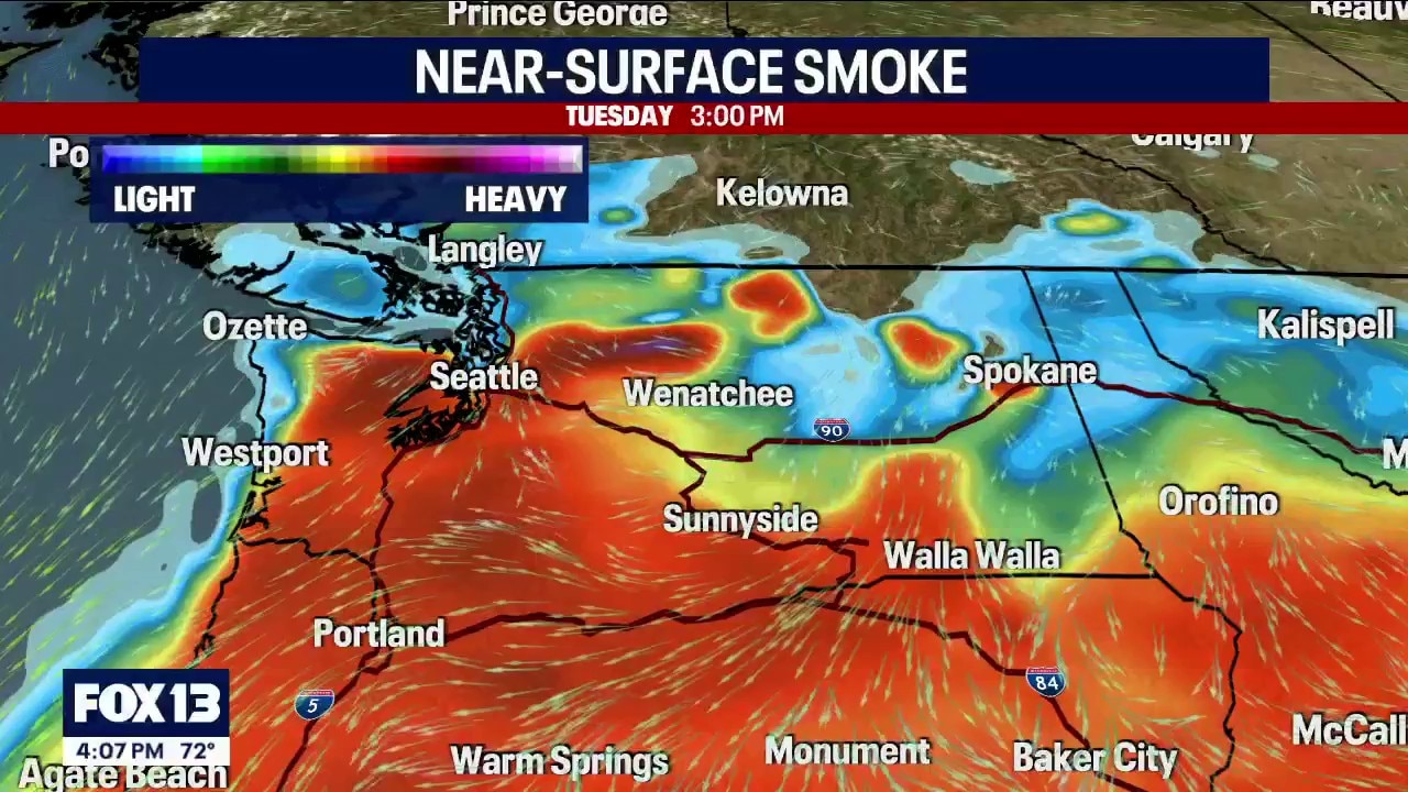 Washington air quality to worsen overnight