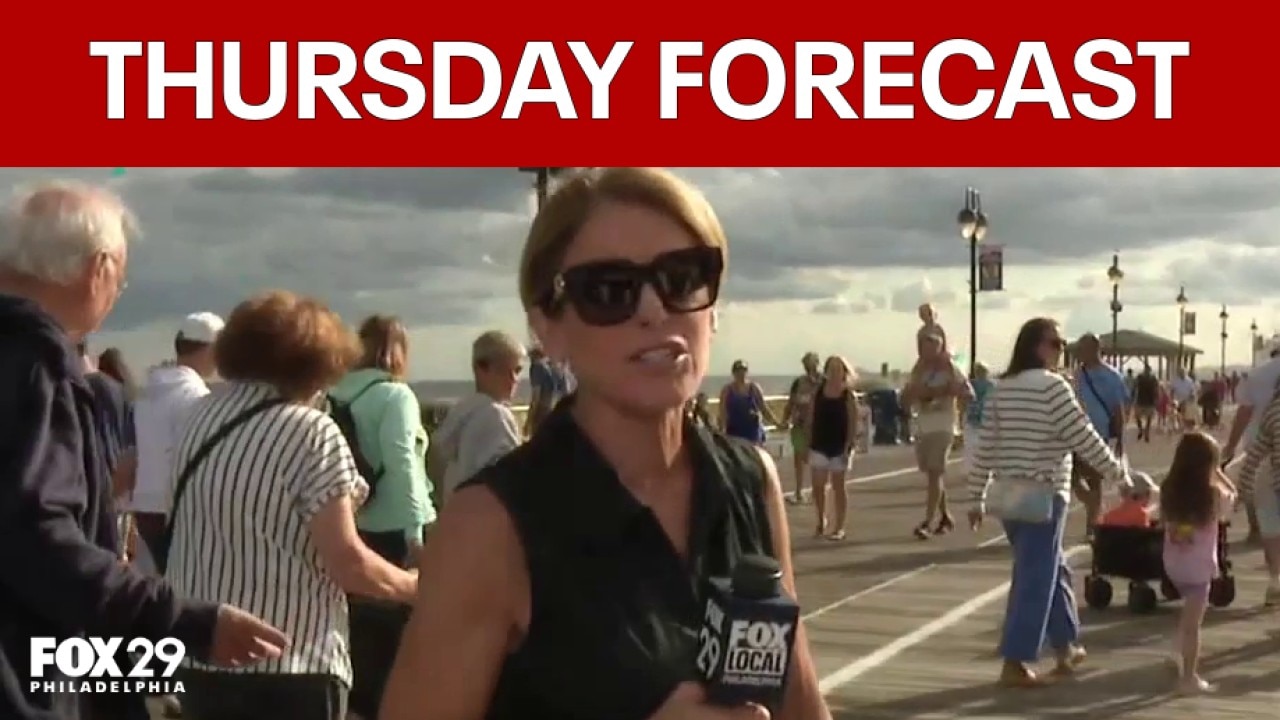 Philadelphia weather: Thursday evening forecast