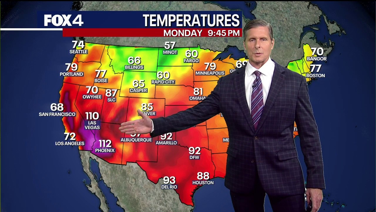 Dallas weather: August 3 overnight forecast