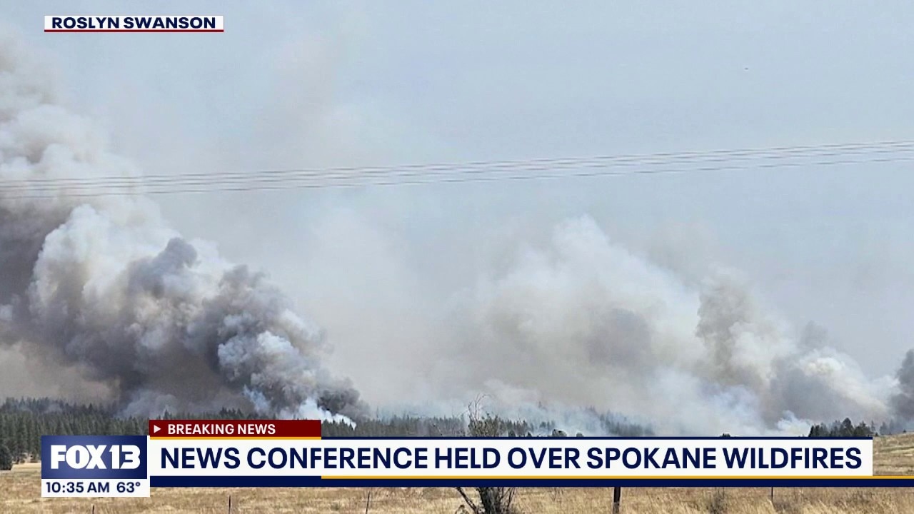 Spokane fires: WA Gov. Ferguson delivers update Monday, Aug. 3