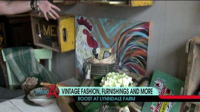 Popping in to check out vintage furnishings at Roost