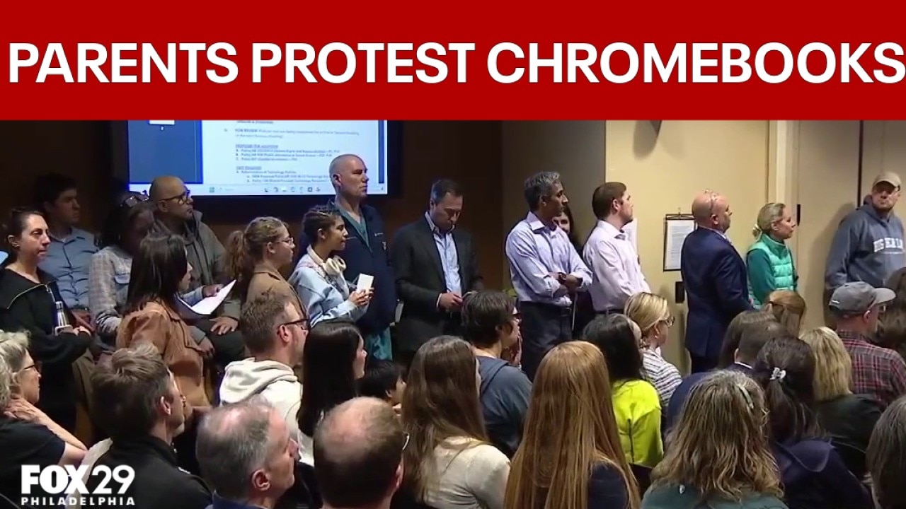 Lower Merion parents protest Chromebooks in schools  