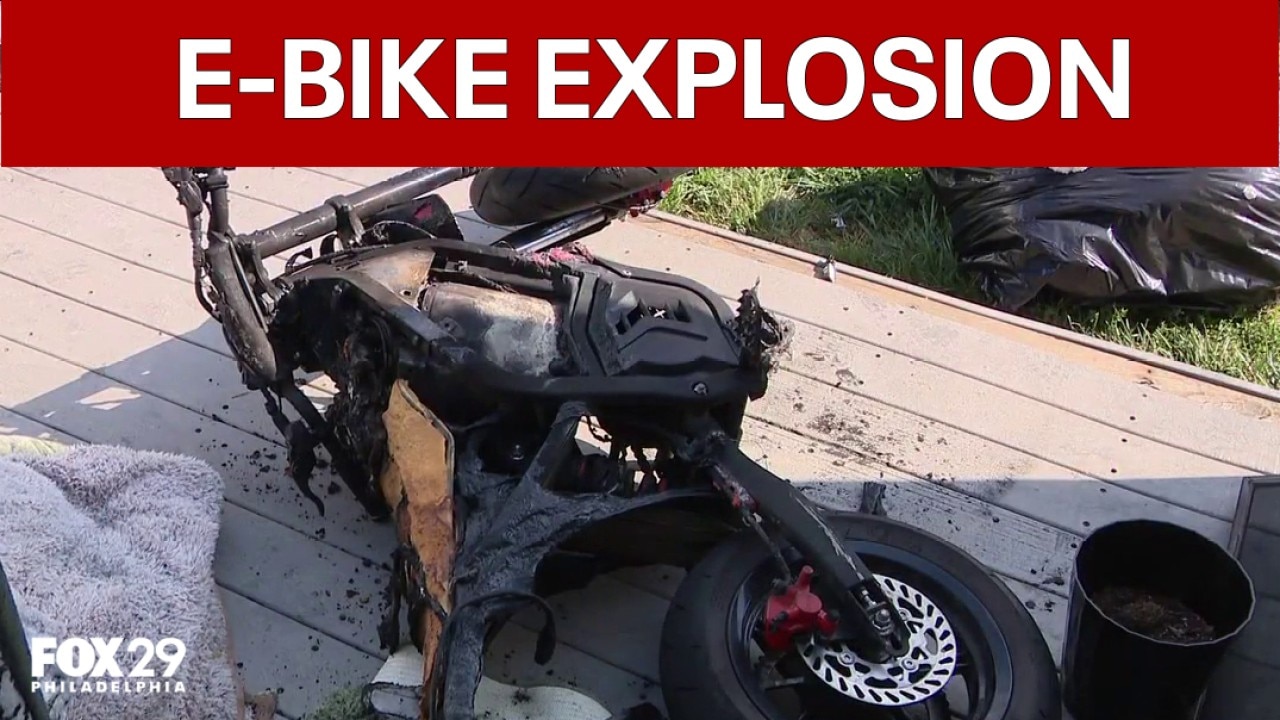 Electric bike explodes in Bristol Township home